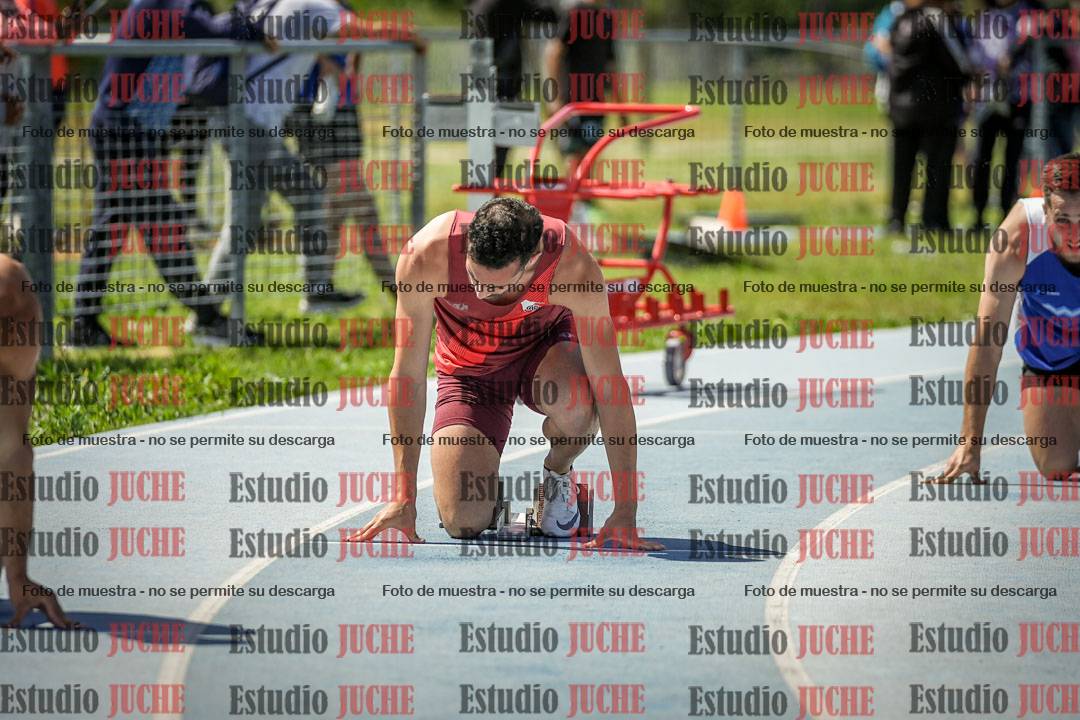 Fotos de los 200 m llanos de varones