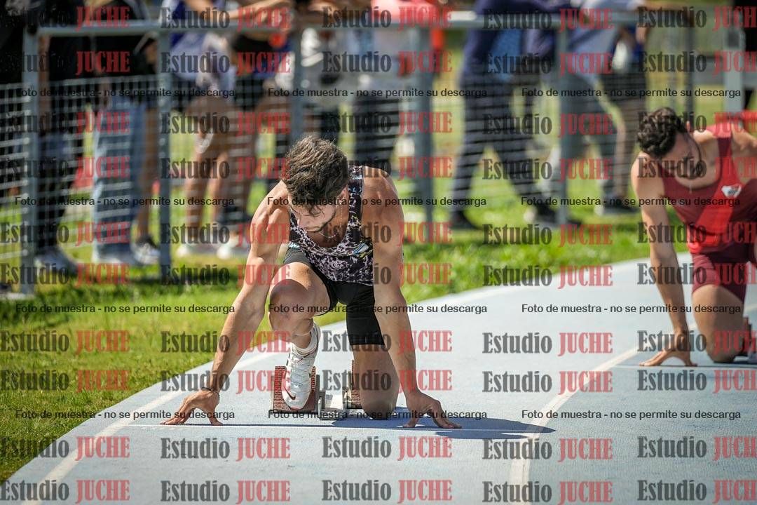 Fotos de los 200 m llanos de varones