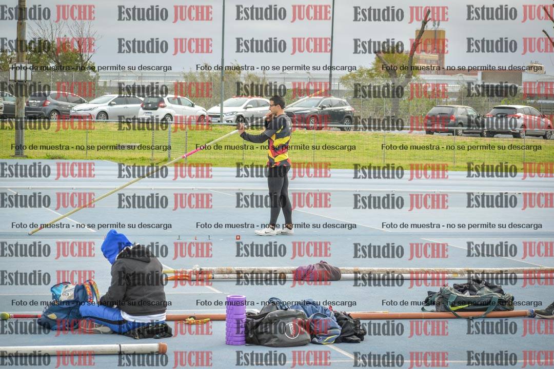 Fotos del salto con garrocha de mujeres y varones