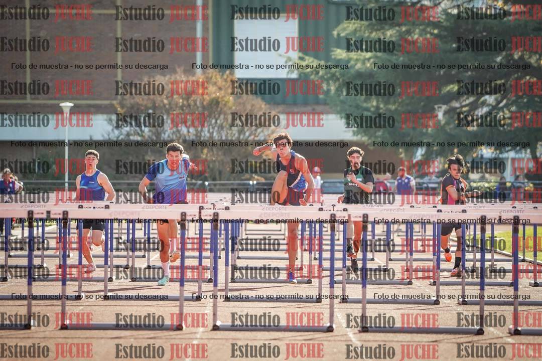 Fotos de los 110 m con vallas de varones
