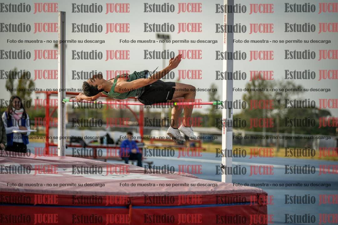 Fotos del salto en alto de varones