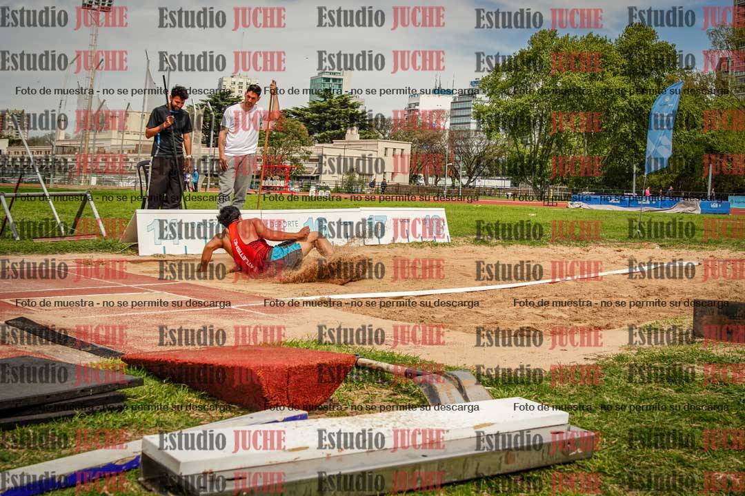 Fotos del salto triple de varones