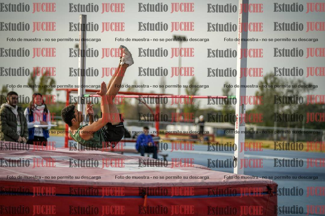 Fotos del salto en alto de varones