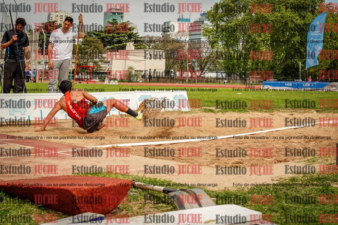 Fotos del salto triple de varones