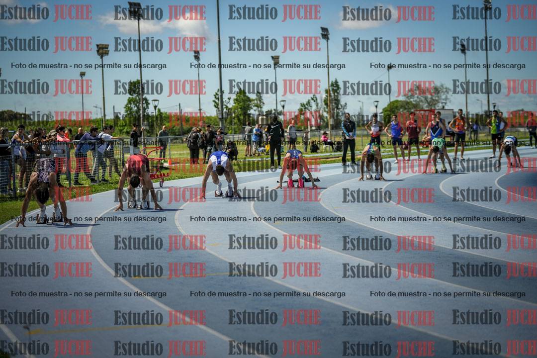 Fotos de los 200 m llanos de varones