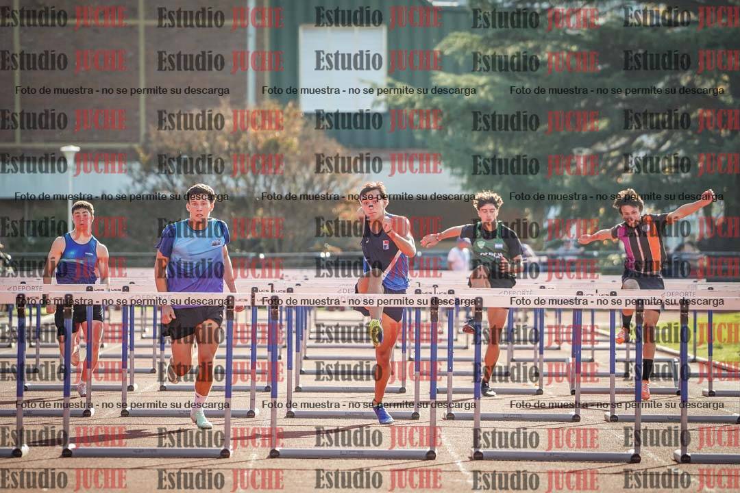 Fotos de los 110 m con vallas de varones