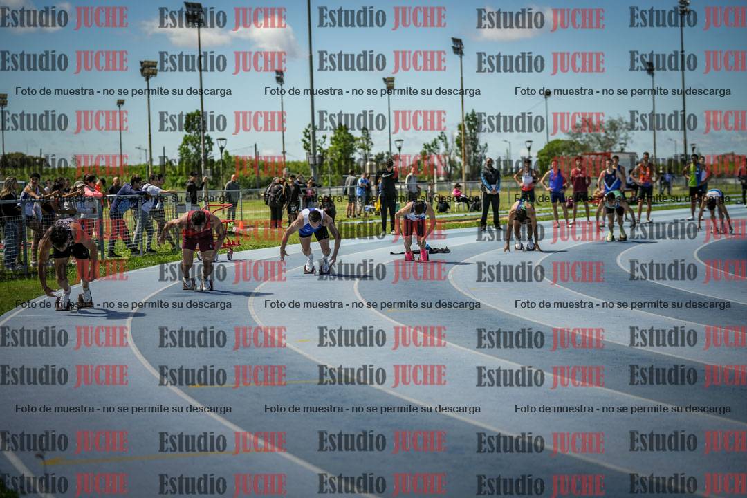 Fotos de los 200 m llanos de varones