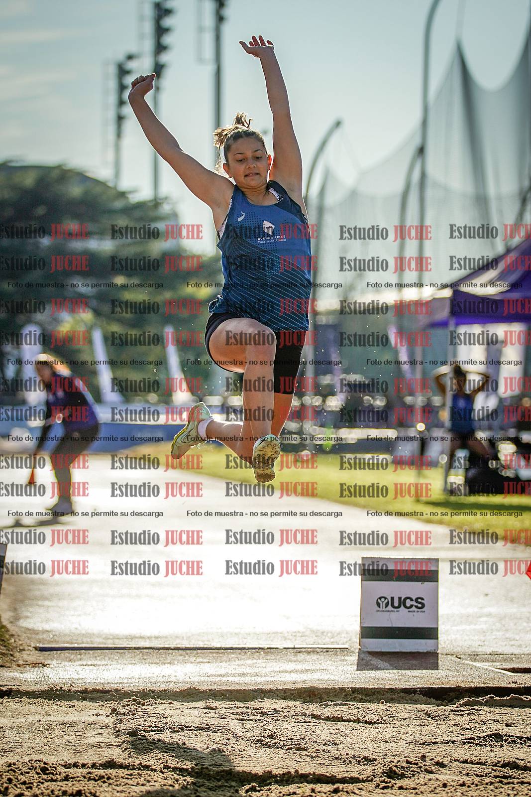 Fotos del salto en largo de mujeres - heptatlón 5