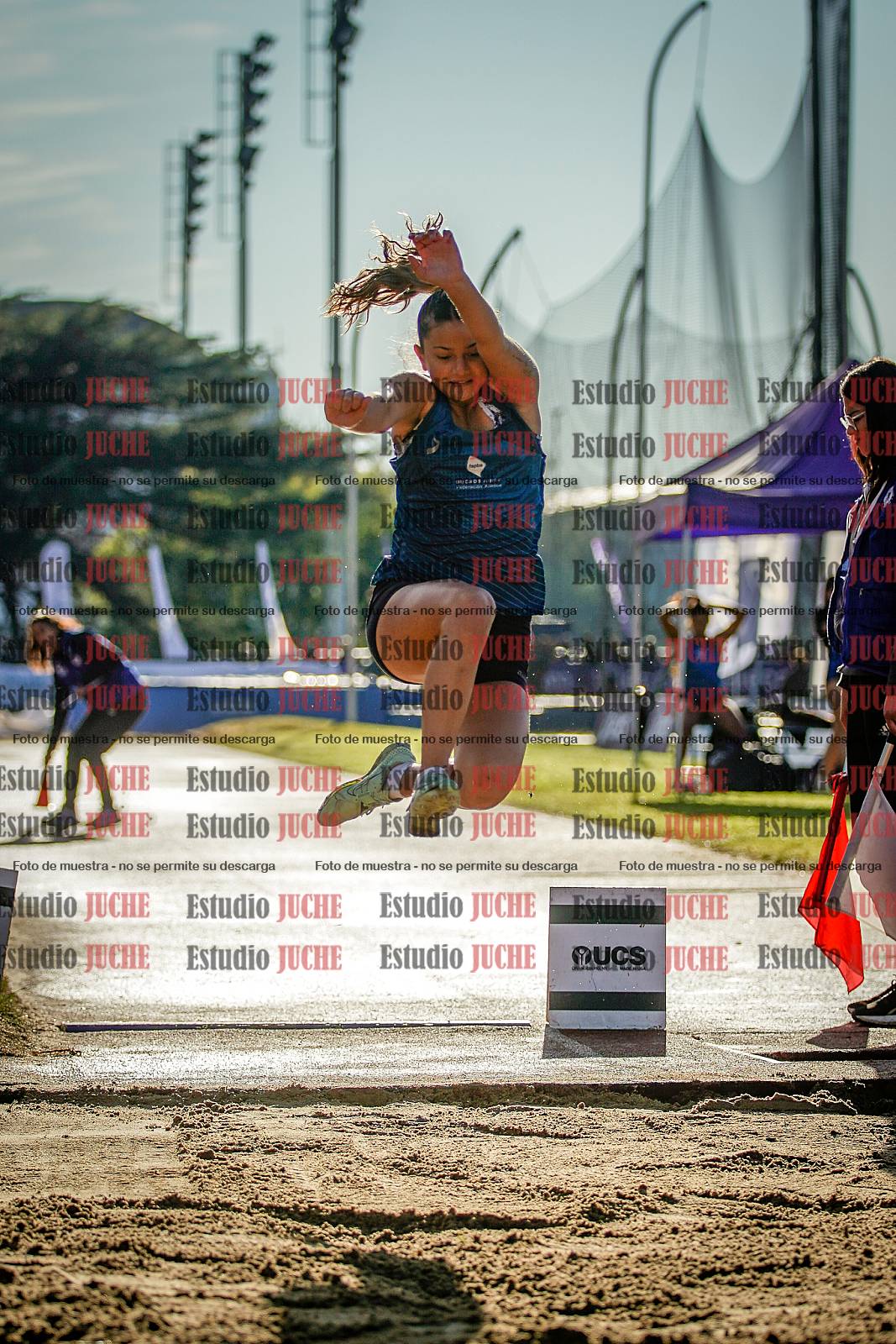 Fotos del salto en largo de mujeres - heptatlón 5