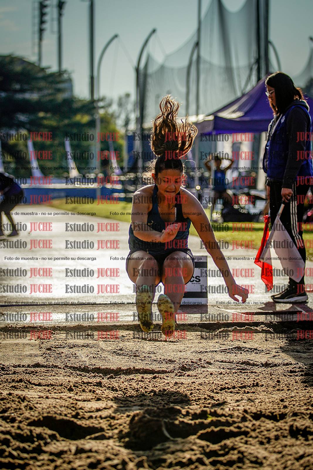Fotos del salto en largo de mujeres - heptatlón 5