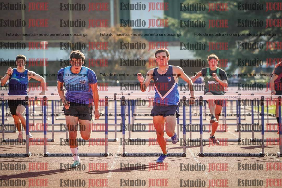 Fotos de los 110 m con vallas de varones