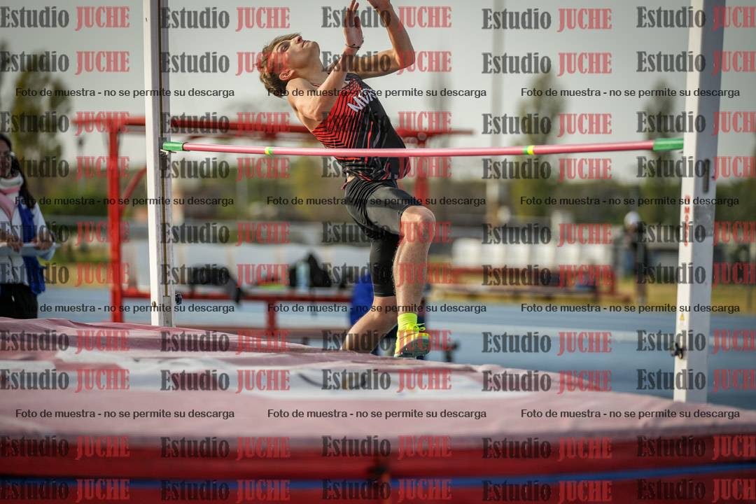 Fotos del salto en alto de varones