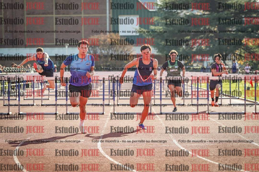 Fotos de los 110 m con vallas de varones
