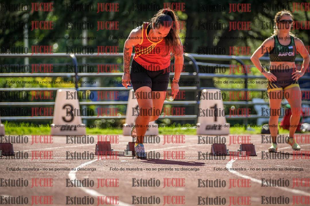 Fotos de los 100 m llanos de mujeres