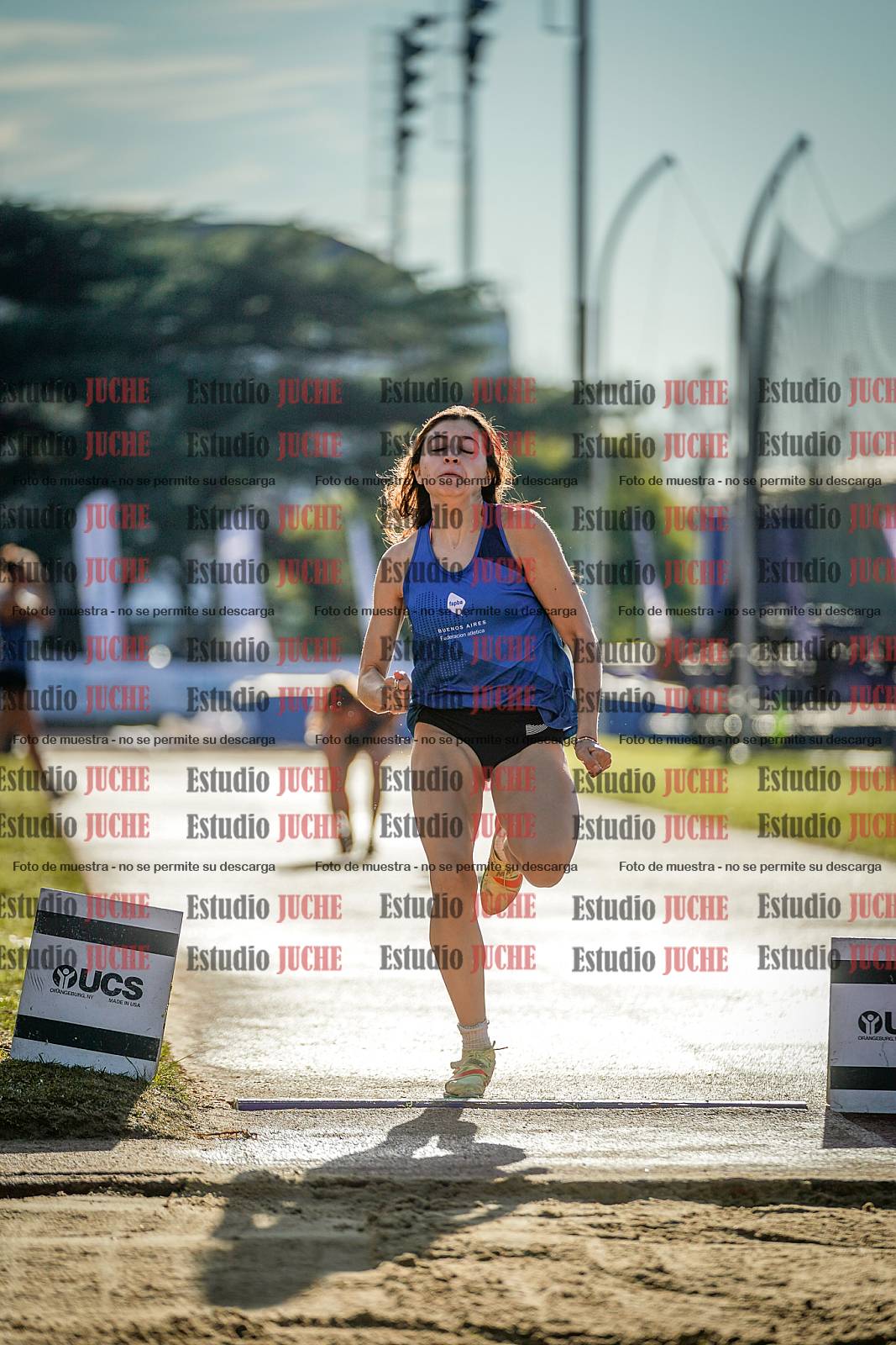 Fotos del salto en largo de mujeres - heptatlón 5