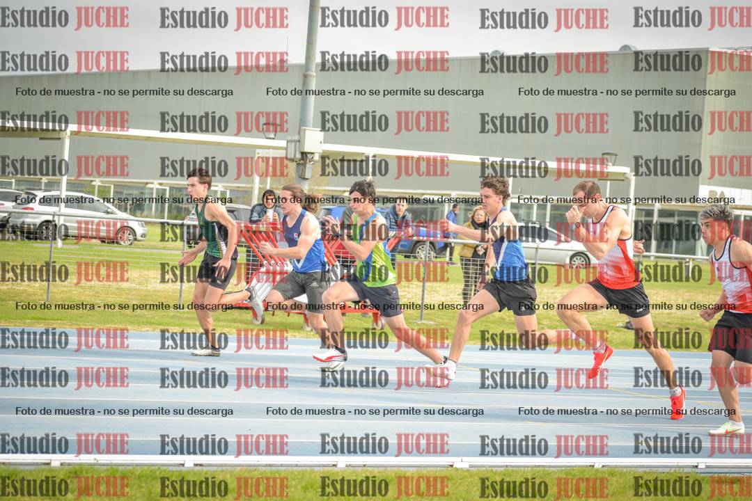 Fotos de los 100 m llanos de varones