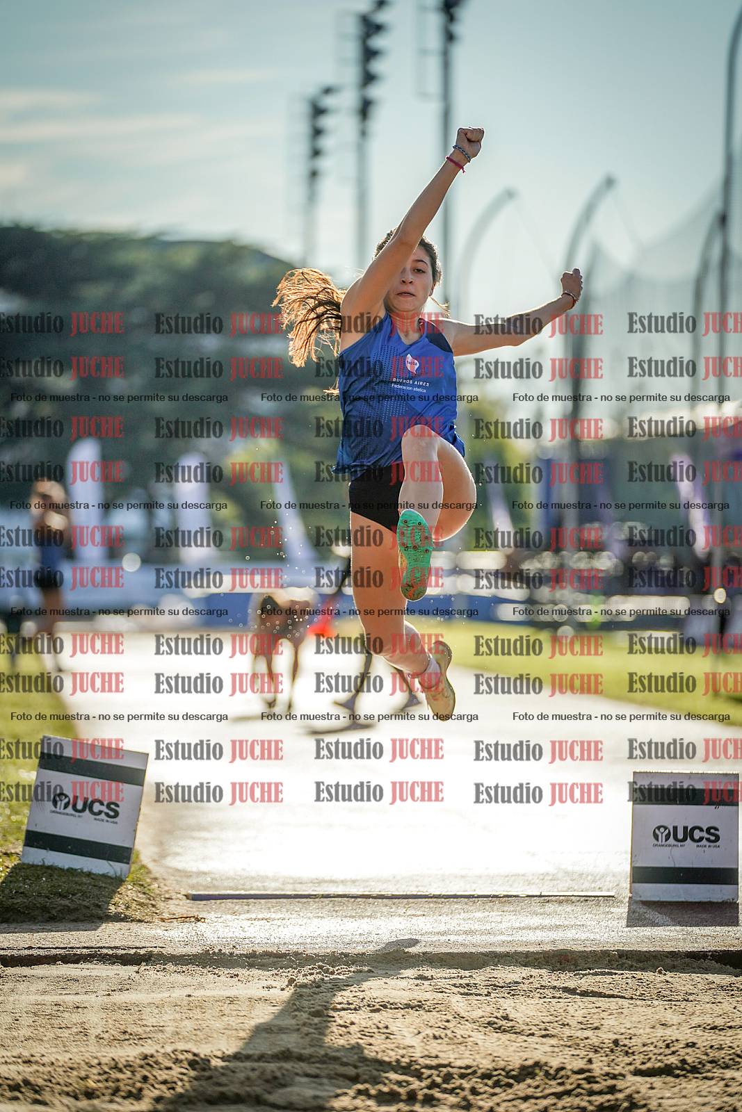 Fotos del salto en largo de mujeres - heptatlón 5