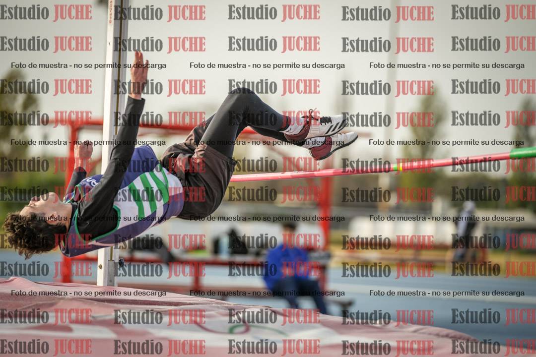 Fotos del salto en alto de varones