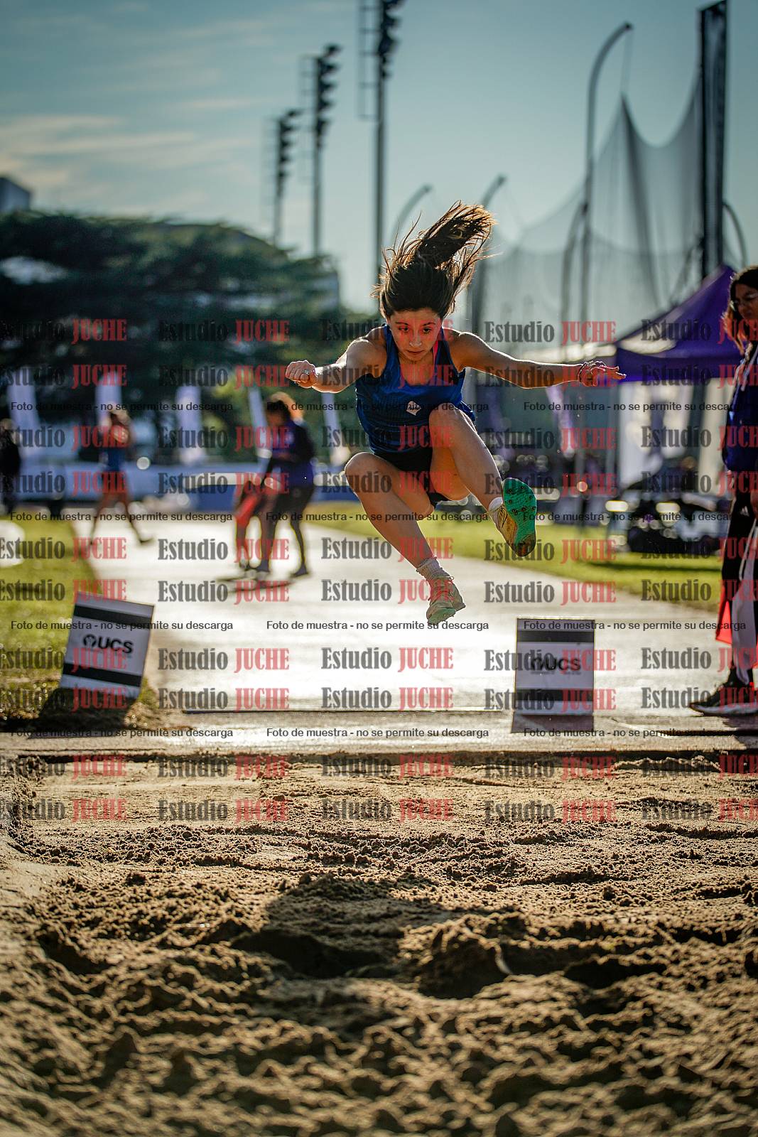 Fotos del salto en largo de mujeres - heptatlón 5