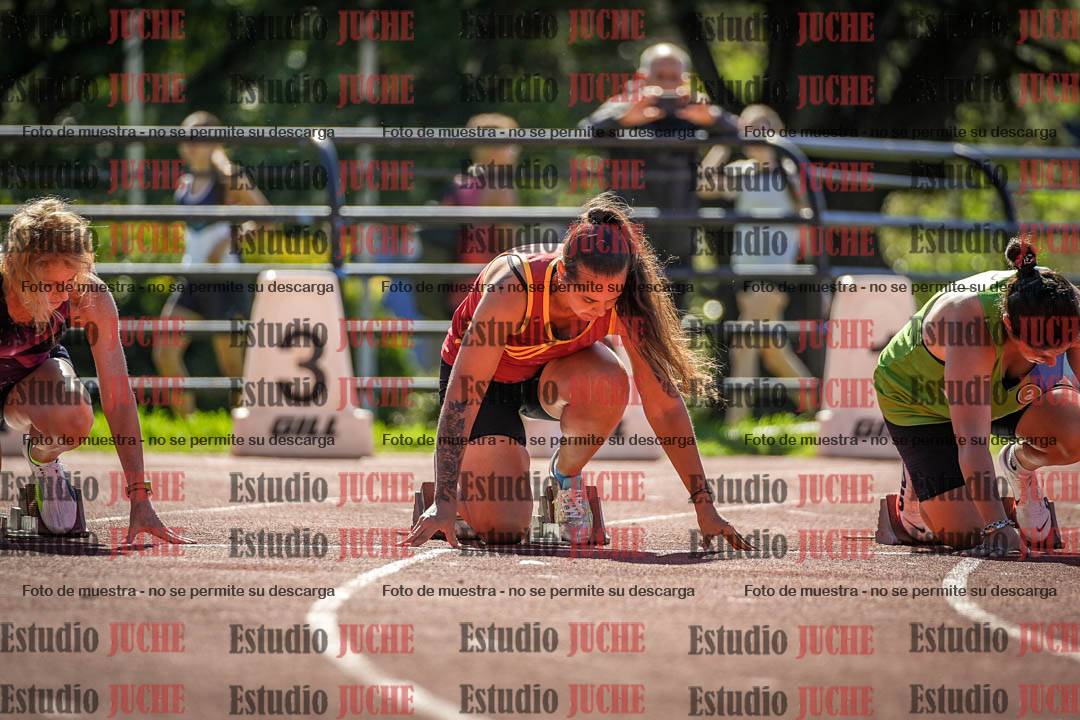 Fotos de los 100 m llanos de mujeres