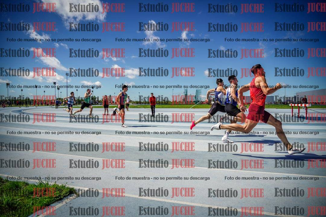 Fotos de los 200 m llanos de varones