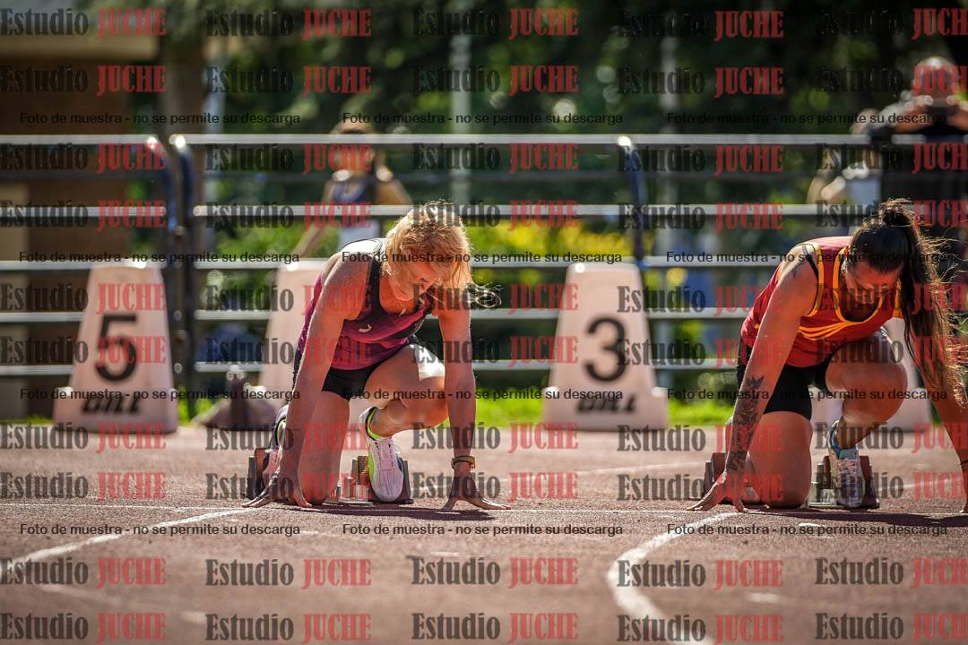 Fotos de los 100 m llanos de mujeres