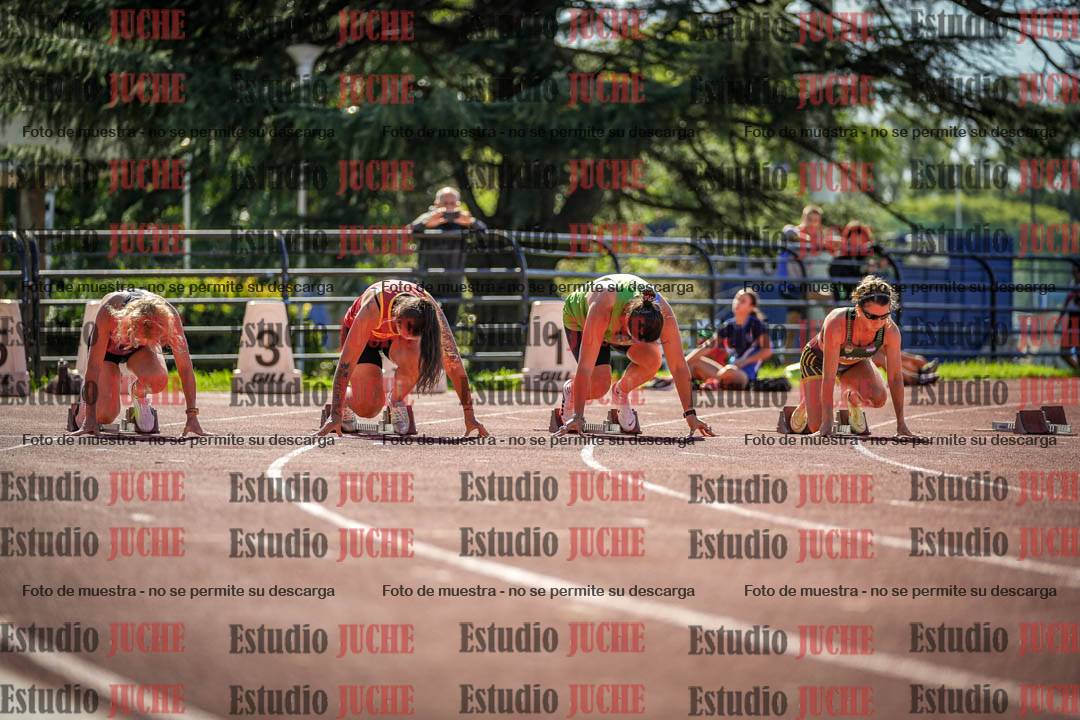 Fotos de los 100 m llanos de mujeres