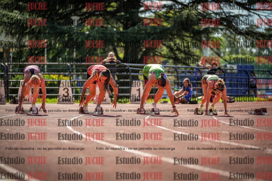 Fotos de los 100 m llanos de mujeres