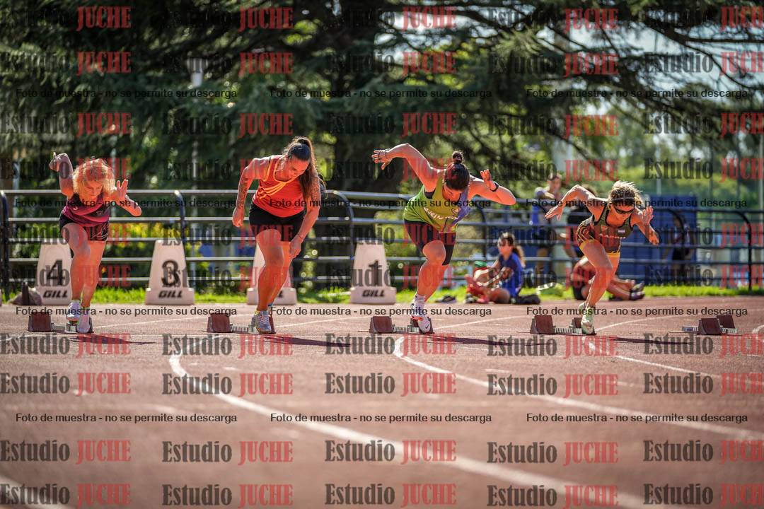 Fotos de los 100 m llanos de mujeres