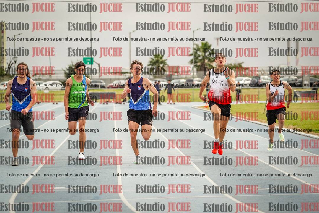 Fotos de los 100 m llanos de varones