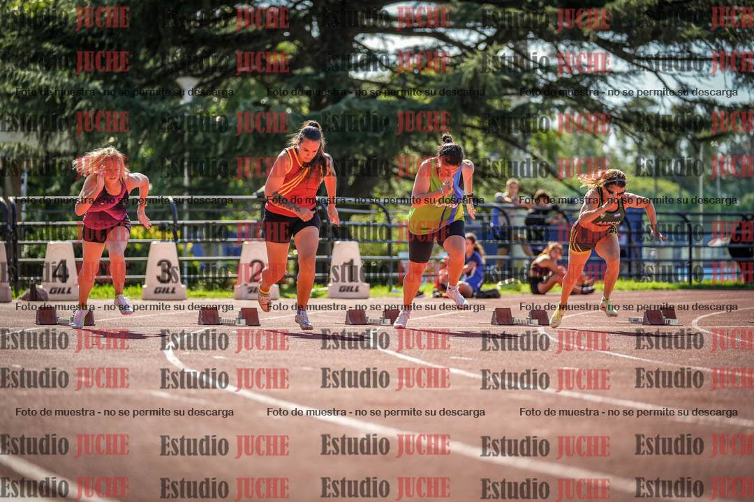 Fotos de los 100 m llanos de mujeres