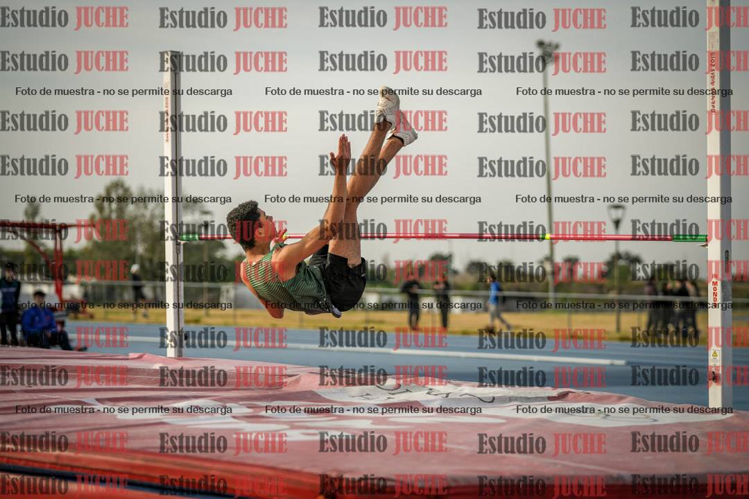 Fotos del salto en alto de varones