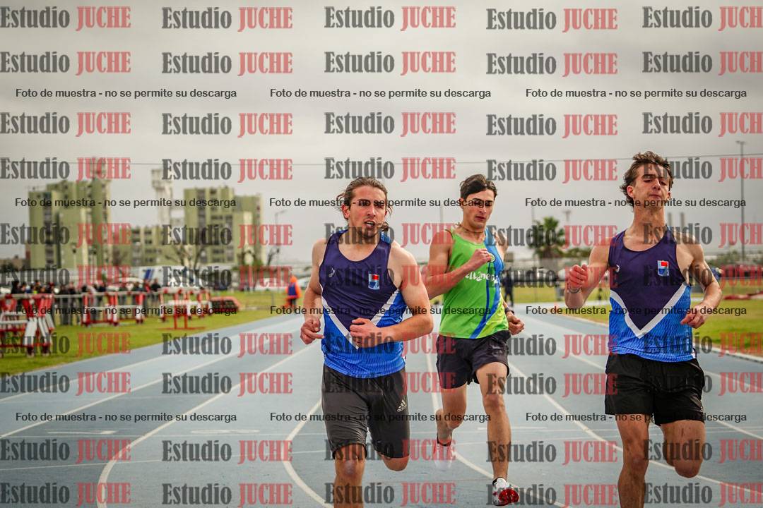 Fotos de los 100 m llanos de varones