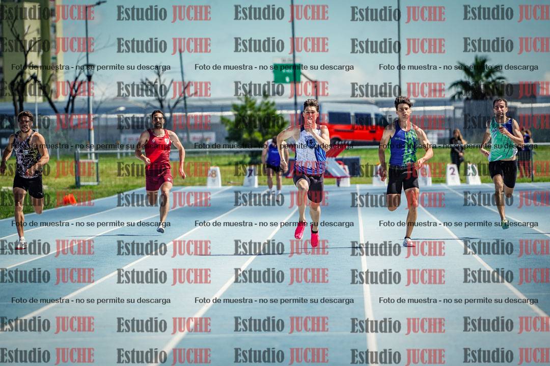 Fotos de los 200 m llanos de varones