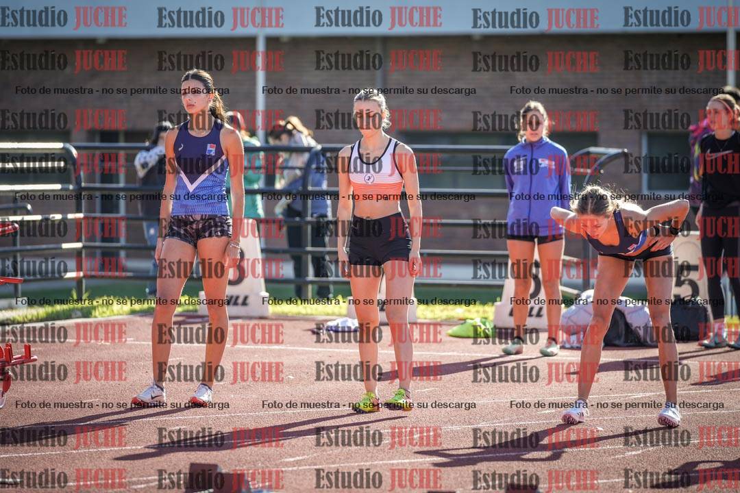 Fotos de los 100 m con vallas de mujeres