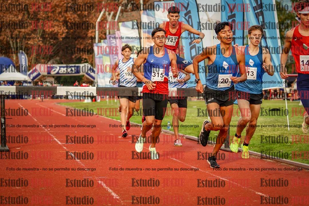 Fotos de los 3000 m con obstáculos de varones