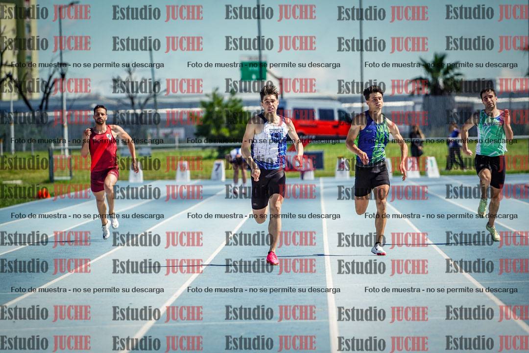 Fotos de los 200 m llanos de varones