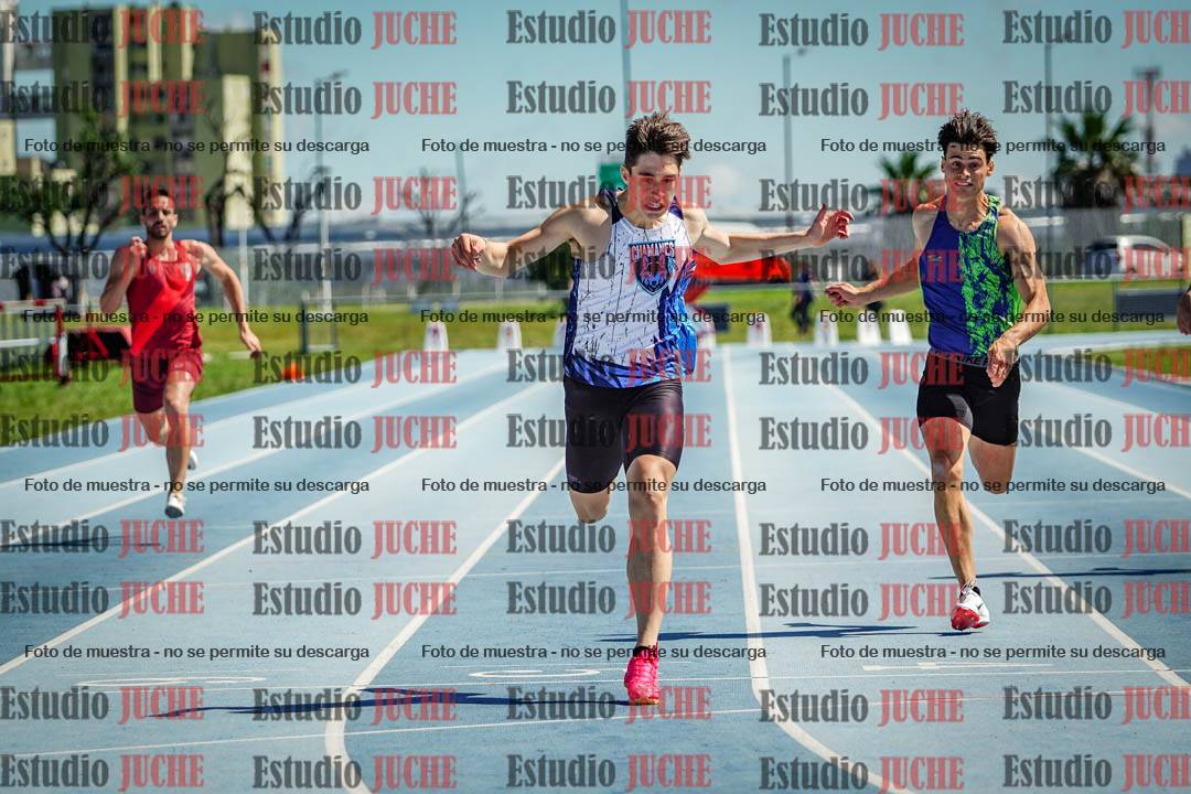 Fotos de los 200 m llanos de varones