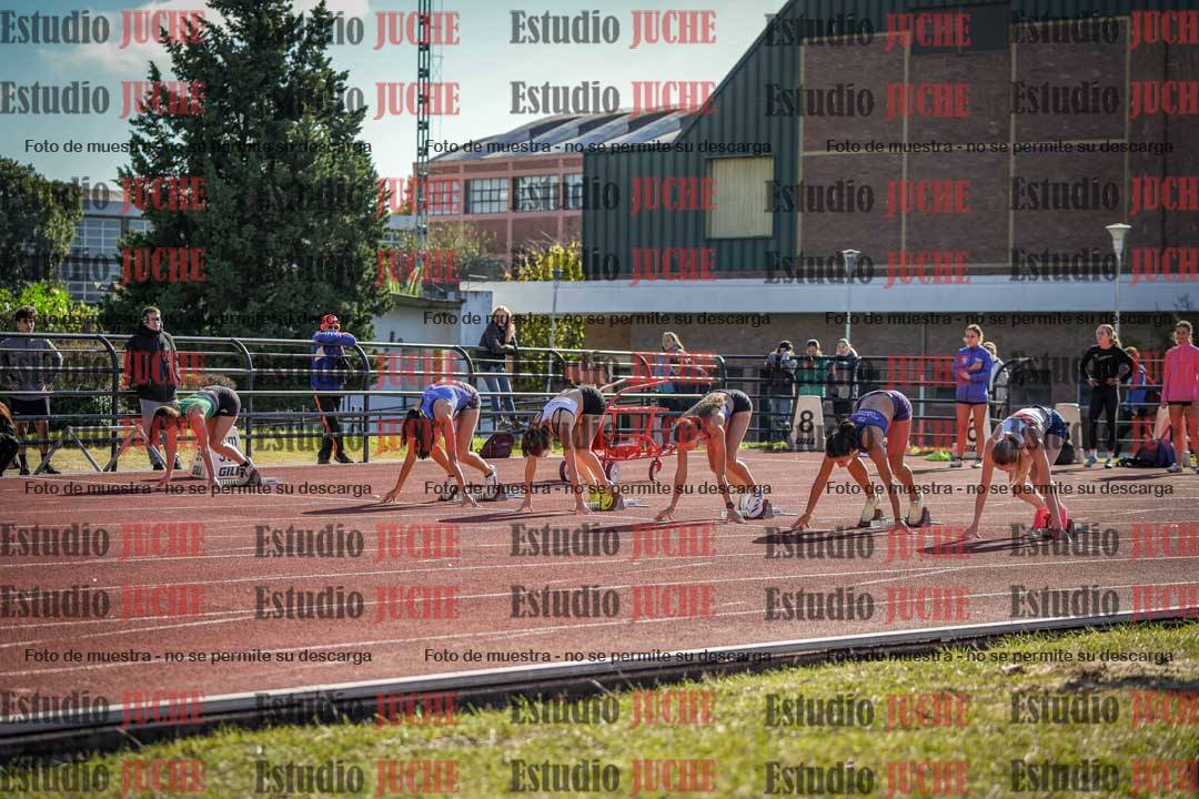 Fotos de los 100 m con vallas de mujeres
