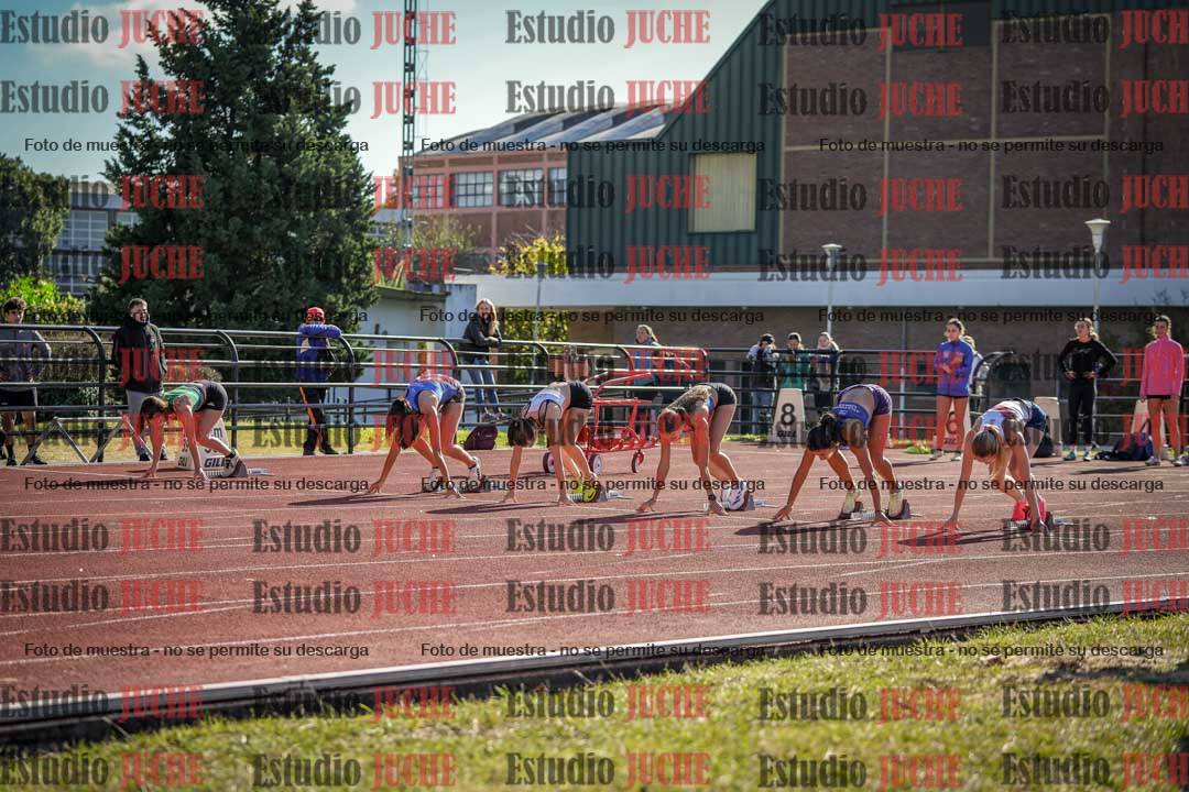 Fotos de los 100 m con vallas de mujeres