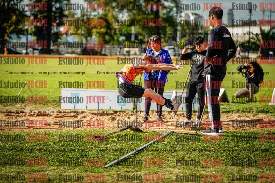 Fotos del salto en largo de varones