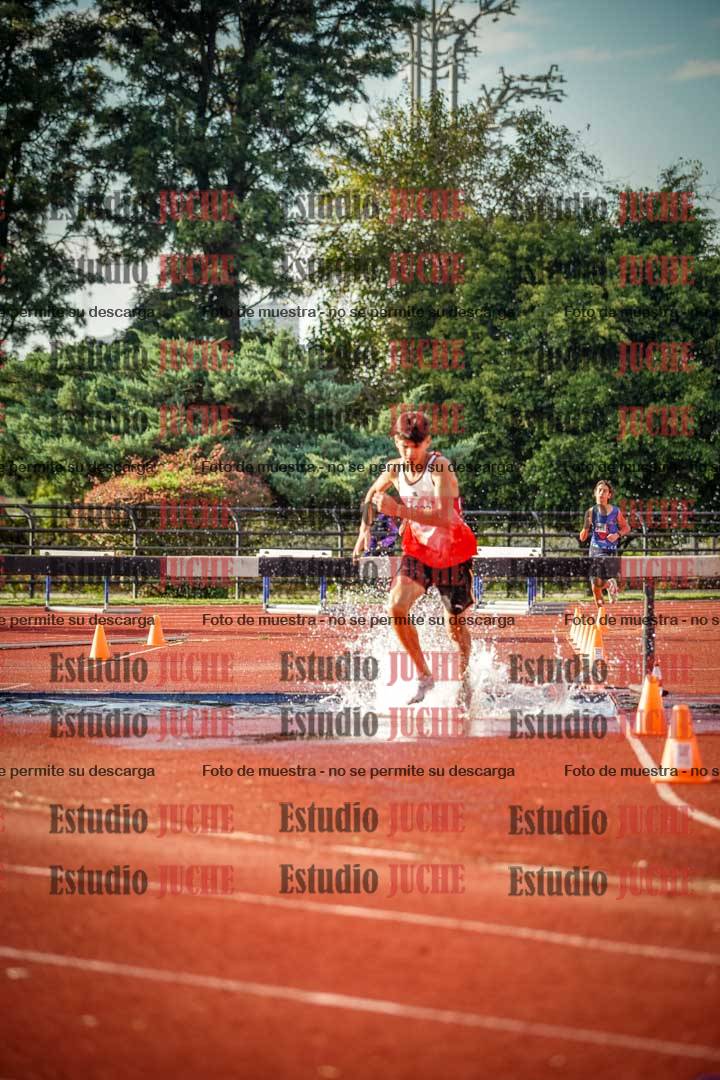 Fotos de los 2000 m con obstáculos de varones
