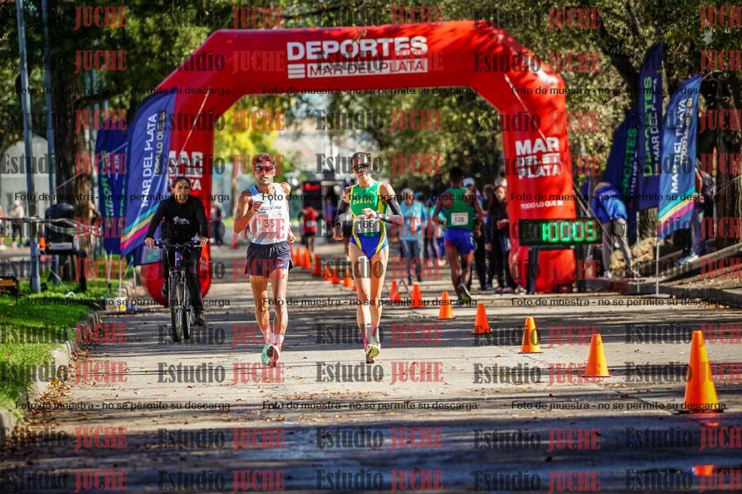 Fotos de los 20.000 m de marcha atlética de mujeres y varones
