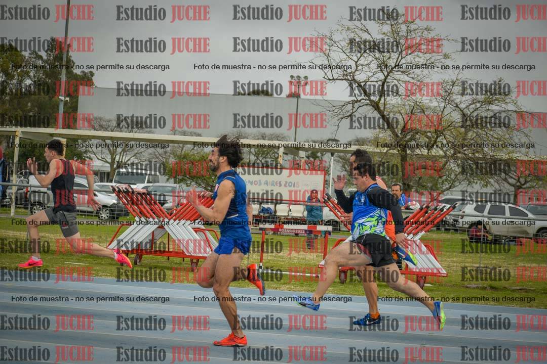 Fotos de los 100 m llanos de varones