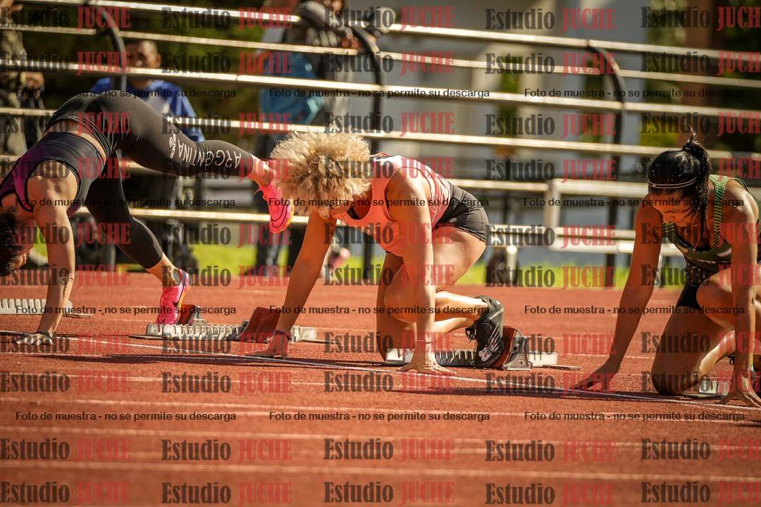 Fotos de los 100 m llanos de mujeres