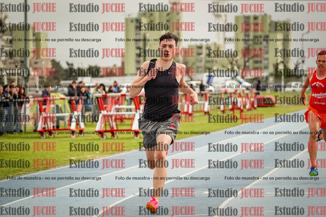 Fotos de los 100 m llanos de varones