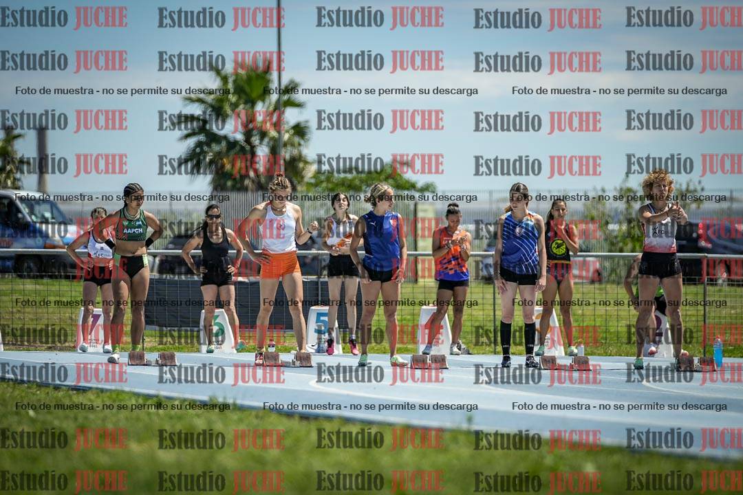 Fotos de los 100 m llanos de mujeres