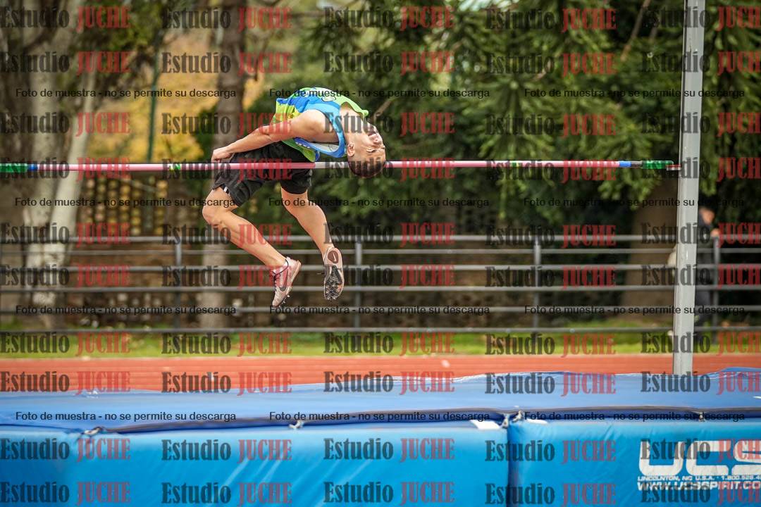 Fotos del salto en alto de varones