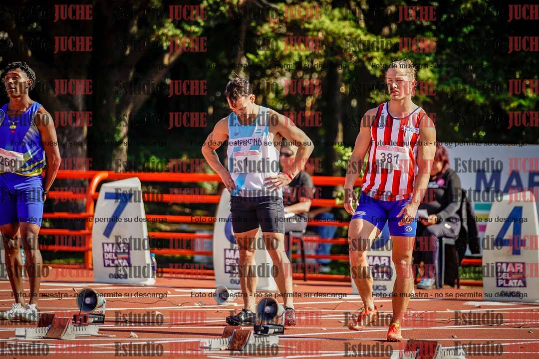Fotos de los 100 m de varones