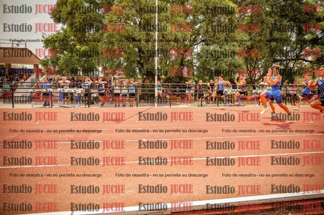 Fotos de los 100 m llanos de varones